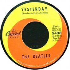 BEATLES Yesterday / Act Naturally (Capitol Records – 5498) USA 1965 45